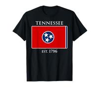 Tennessee Flag 16th US State 1796 Tennessee Native Camiseta