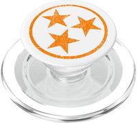 Tennessee Flag, Vintage Distressed Print Tennessee Tri-Star PopSockets PopGrip para MagSafe