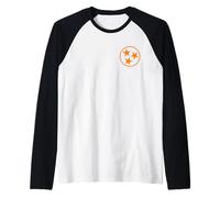 Tennessee Flag, Vintage Tennessee Tri-Star Camiseta Manga Raglan
