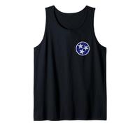 Tennessee Flag, Vintage Tennessee Tri-Star Camiseta sin Mangas