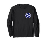 Tennessee Flag, Vintage Tennessee Tri-Star Manga Larga