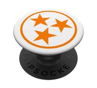 Tennessee Flag, Vintage Tennessee Tri-Star PopSockets PopGrip Adhesivo