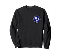 Tennessee Flag, Vintage Tennessee Tri-Star Sudadera
