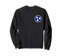Tennessee Flag, Vintage Tennessee Tri-Star Sudadera