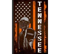 Tennessee Football Throwback Notebook: Retro American Flag and Vintage TN Sports Design - Lined Journal for Students, Coaches, College Football Fans, Office Notes, and Everyday Writing