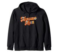 Tennessee Mom Vintage Patchwork State Design Sudadera con Capucha