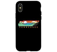 Tennessee Mountains & Outdoors State Pride Nature Graphic Carcasa para iPhone X/XS