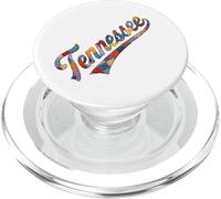 Tennessee Patchwork Script Southern Pride Women's PopSockets PopGrip para MagSafe