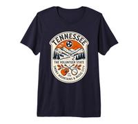 Tennessee Smoky Mountains, The Volunteer State Camiseta Premium