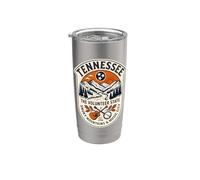 Tennessee Smoky Mountains, The Volunteer State Vaso térmico de acero inoxidable de doble pared
