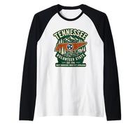 Tennessee Volunteer State Smoky Mountains, Appalachian Camiseta Manga Raglan