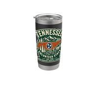 Tennessee Volunteer State Smoky Mountains, Appalachian Vaso térmico de acero inoxidable de doble pared