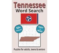 Tennessee Word Search Puzzle Book: Search with Easy to Read Print about Tennessee cities, wildlife, parks and more| 6x9 inches, 110 pages | 50+ Puzzles ... Gifts for Vacations, Holidays & Free Times