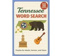 Tennessee Word Search Puzzle Book: Word Searches with Easy to Read Print about Tennessee, Nashville, Knoxville and More | 6x9 inches, 110 pages | 50+ ... Gift for Vacations, Holidays, and Free Times