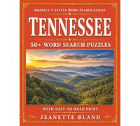 Tennessee Word Search Puzzles: 50+ Word Search Puzzles with Easy-to-Read Print | 8 x 10 Inches, 110 pages | Great for Gifts, Vacations, Classrooms, and Free Time