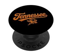 Tennessee Yarn Script Look Floral Southern Pride Design PopSockets PopGrip Adhesivo