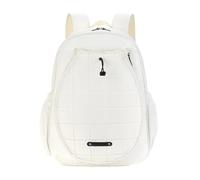 Tennis Backpack, Racket Carry Case, Sports Shoulder Bag, Interactive Adjustable Strap Support, Multi-Pocket Large Capacity Organizer, for School, Practice, Outdoor Court Use 12.2x5.12x18.11 Inches