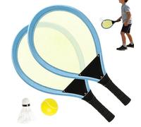 Tennis Badminton Schlaeger Set Kindergarten tragbar Outdoor Kinder 3-12 Jahre Eltern Kind Spielzeug Freizeit Robust Lern Training Teamspiel Motorik Spaß zufallsfarbe Bewegung Aktivitaet Spass