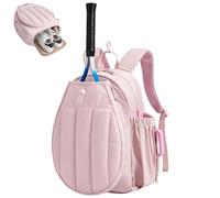 Tennis Bag - Large Capacity Stylish Organizer | Quilted Insulated Unisex Tennis Racket Bag For Equipment | For Badminton Sports Gym Travel Outdoor Indoor Stadium Training Daily, Polyester, 45cm