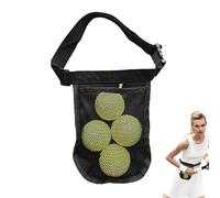 Tennis Ball Holder - 7,09 x 10,24 in Small Adjustable Belt Pouch, Pickleball Balls Storage, Golf Waist Bag, Competition Training Gym | Table-Tenis Baseball Ball Holder Portable Sports Accessory