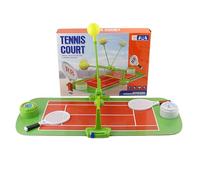Tennis Board Game Set, Table Tennis Play Kit, Interactive Indoor Toy, Two Player Tabletop Game Living Room Desk Entertainment Use Family Fun Coordination Skill Training 22.83x11.42 Inches