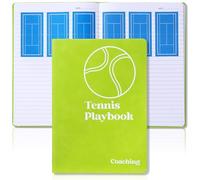 Tennis Coach Playbook Notebook for Coaches & Players 7 x 10 Inch Tennis Strategy Training Notepad Coaching Board Coaching Notebook for Tactics Tactical Practice Planner Coaches and Players Gift