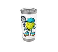 Tennis Drip para niños Ice Cream Feel The Drip Top Spin Tennis Vaso térmico de acero inoxidable de doble pared