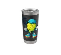 Tennis Drip para niños Ice Cream Feel The Drip Top Spin Tennis Vaso térmico de acero inoxidable de doble pared
