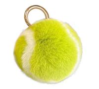 Tennis Keychain, Cute Tennis Key Chain, Tennis Decorations, Fuzzy Key Chain, Tennis Ornament, Sports Keychain, Soft Tennis Keychain, Keychain For Tennis Lovers, Keychain For Students, Tennis Charm
