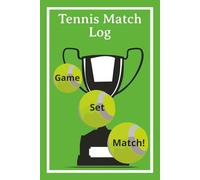 Tennis Match Log: Game Set Match