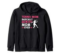 Tennis Mom Bascially The Best Mom Ever Gift Sudadera con Capucha