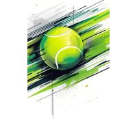 Tennis Notebook: Perfect Gift for Tennis Players, Coaches and Fans - Lined Journal for Match Notes, Practice Plans & Daily Inspiration