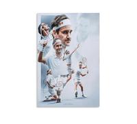 Tennis Player Roger Federer Fan Art Group Photos Arte Mural Impresión Imagen Moderna Decoración Habitación Familiar 20 x 30 Pulgadas (50 x 75 cm)