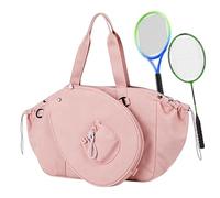 Tennis Racket Bag - Waterproof Sports Tote for Women, Tennis Gym Tote with Removable Front Pocket, Large Racket Storage Shoulder Bag | For Badminton Travel Hiking Camping Beach School Daily Commute