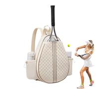 Tennis Racquet Bag - Multi Pocket Athletic Carrier, Adjustable Shoulder Waist Carry System, Long Lasting Tools | Convenient Sports Storage Solution for Girls Women Men Junior Table Training