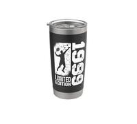 Tennis Tenista Jugador de tenis nacido 1999 Cumpleaños Tenis Vaso térmico de acero inoxidable de doble pared