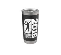 Tennis Tenista Jugador de tenis nacido 2016 Cumpleaños Tenis Vaso térmico de acero inoxidable de doble pared