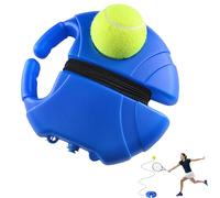 Tennis Trainer, Tennis Buddy - Pelota de rebote de práctica individual con cuerda elástica para adultos y principiantes, ayuda de entrenamiento portátil para ejercicios de pared para parques o
