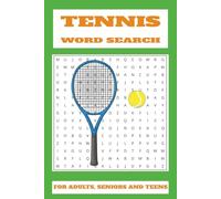 Tennis Word Search Book: Wordsearches With Easy To Read Print About Tennis ( Tennis Terminology, Equipment, Famous Courts And More) 55 Puzzles, 110 Pages, 6x9 Inches