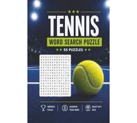 Tennis Word Search Puzzle: 55 Puzzles Word Search about Tennis and More | 6x9 inches, 110 pages | Gift for Tennis & Sports Lover