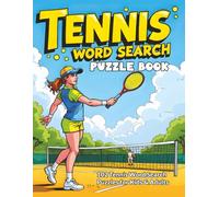 Tennis Word Search Puzzle Book: 102 Tennis Word Search Puzzles for Kids & Adults