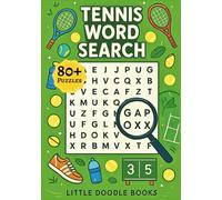 Tennis Word Search Puzzle Book: 80+ Sport & Tennis-Themed Puzzles Features tournaments, equipment, and tennis terms