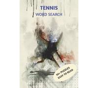 Tennis Word Search Puzzle Book: For Fans of the Court | A Relaxing Brain Game for Teens, Adults, and Seniors and the Perfect Gift | 115 Pages | 6x9 in | Over 50 Puzzles