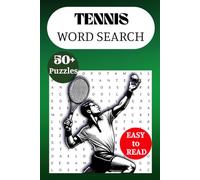 Tennis Word Search Puzzle Book: Fun Puzzles with Easy-to-Read Print Featuring Tennis Terms, Gear, and Court Action | 6x9 Inches, 110 Pages | 50+ Puzzles…A Perfect Gift for Tennis Lovers and Relaxation