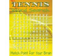 Tennis word search puzzle book- Large print: Word Searches in Easy-to-Read Large Print about Tennis Tournaments, Players and Terms: 8.5 x 11 inches, ... gift for vacations, holidays, and free time.