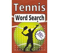 Tennis Word Search Puzzle Book: Word Search Puzzle about Tennis, Court Skills, Tournament Vocabulary and More | 50+ Easy-to-Read Puzzles | 6 x 9 ... Book for Adults, Teens and Sport Fans