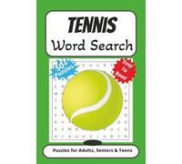 Tennis Word Search Puzzle Book: Word Searches With Easy to Read print about Tennis, great for gifts to Tennis Players, and for racket sports. Gifts ... Times. It has 50+ Puzzles with 110 pages.