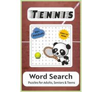Tennis Word Search Puzzle Book: Word Searches with Easy to Read Print about Tennis, Shot Techniques, Tournaments and More | 6x9 inches, 110 pages | ... (Quizz Chrizz Hobby Word Search Collection)