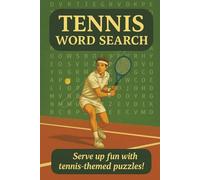 Tennis Word Search Puzzle Book: Word Searches with easy to Read Print about Tennis, Sports, and More | 6x9 inches, 110 pages | 50+ Puzzles.... Gift for Tennisplayers, Athletes, and Friends