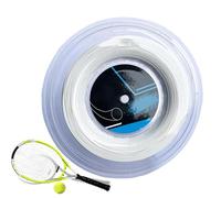 Tennispraxis Zeichenfolge, Tennisstring für das Training, Runde Polyester-Tennisschlägersaite, harte Schnur, 17 g/1,25 mm, Tennis-Trainingsschnur, 200 Meter